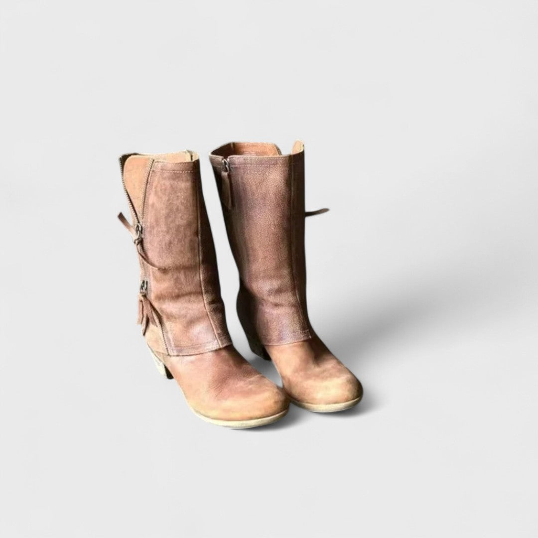 Stylish Vintage Mid-Calf Boots