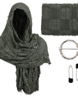 Premium Hooded Shawl Scarf Cowl