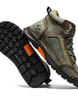Casual Leather High Top Shoes
