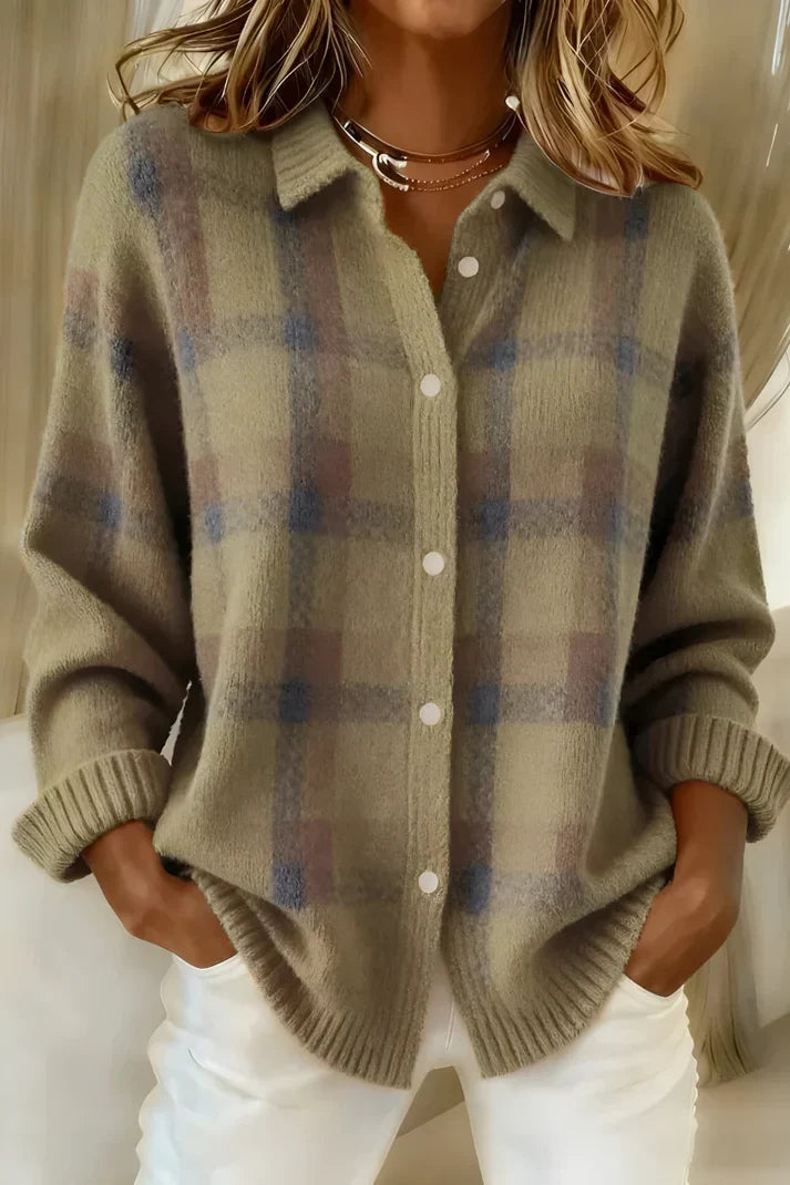 Sable Long Cardigan | Elegant Button-Front, Soft Knit 3