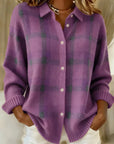 Sable Long Cardigan | Elegant Button-Front, Soft Knit 6