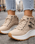 Saylor High Top Shoes | Cushioned Support, Side Zipper 3