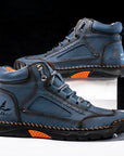 Casual Leather High Top Shoes