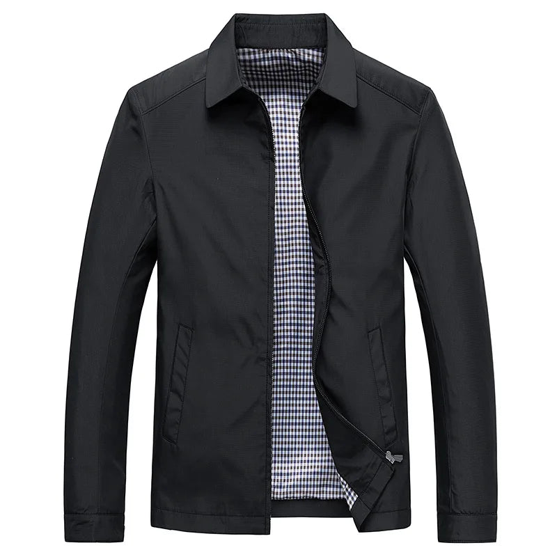 Jasper | Men’s Lightweight Weatherproof Jacket with Plaid Lining