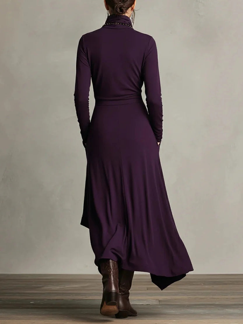 Sierra Maxi Dress | Elegant High Neck, Flowing Silhouette for Weddings and Summer Events 1