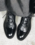 Sophie Black Ankle Boots | Lace-Up, Polished Finish for Women 2