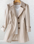 Vera Trench Coat Women | Vintage Collar, Tailored Fit, Lightweight 0