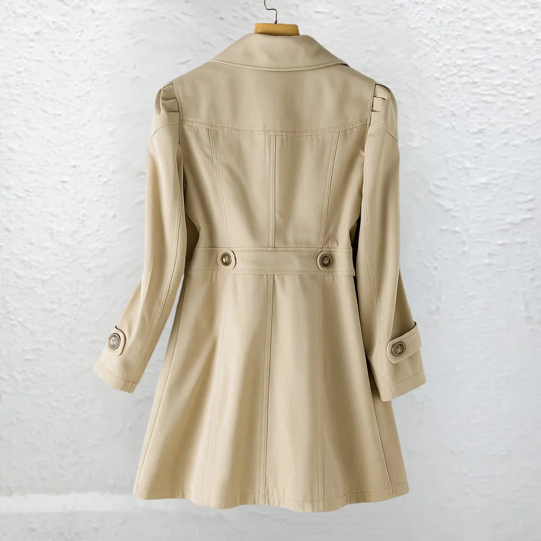 Vera Trench Coat Women | Vintage Collar, Tailored Fit, Lightweight 1