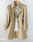 Vera Trench Coat Women | Vintage Collar, Tailored Fit, Lightweight 4