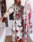 Floral Graphic Print Dress