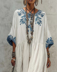 Fashion Plus Size Printed Dress