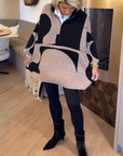 Half-Zip Stand Collar Fashionable Sweater