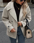 Stylish Double-Breasted Jacket with Button Details