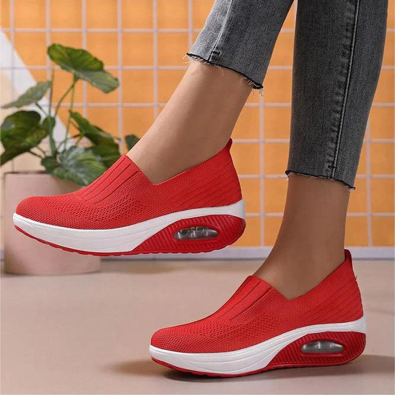 Comfy Air Breathable Slip-On Sneakers for Women