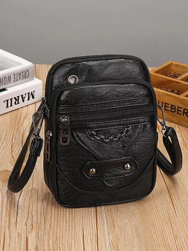 Casual Shoulder Bag with Stylish Edge