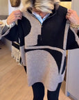 Half-Zip Stand Collar Fashionable Sweater
