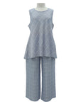 Casual Sleeveless Two-Piece Set