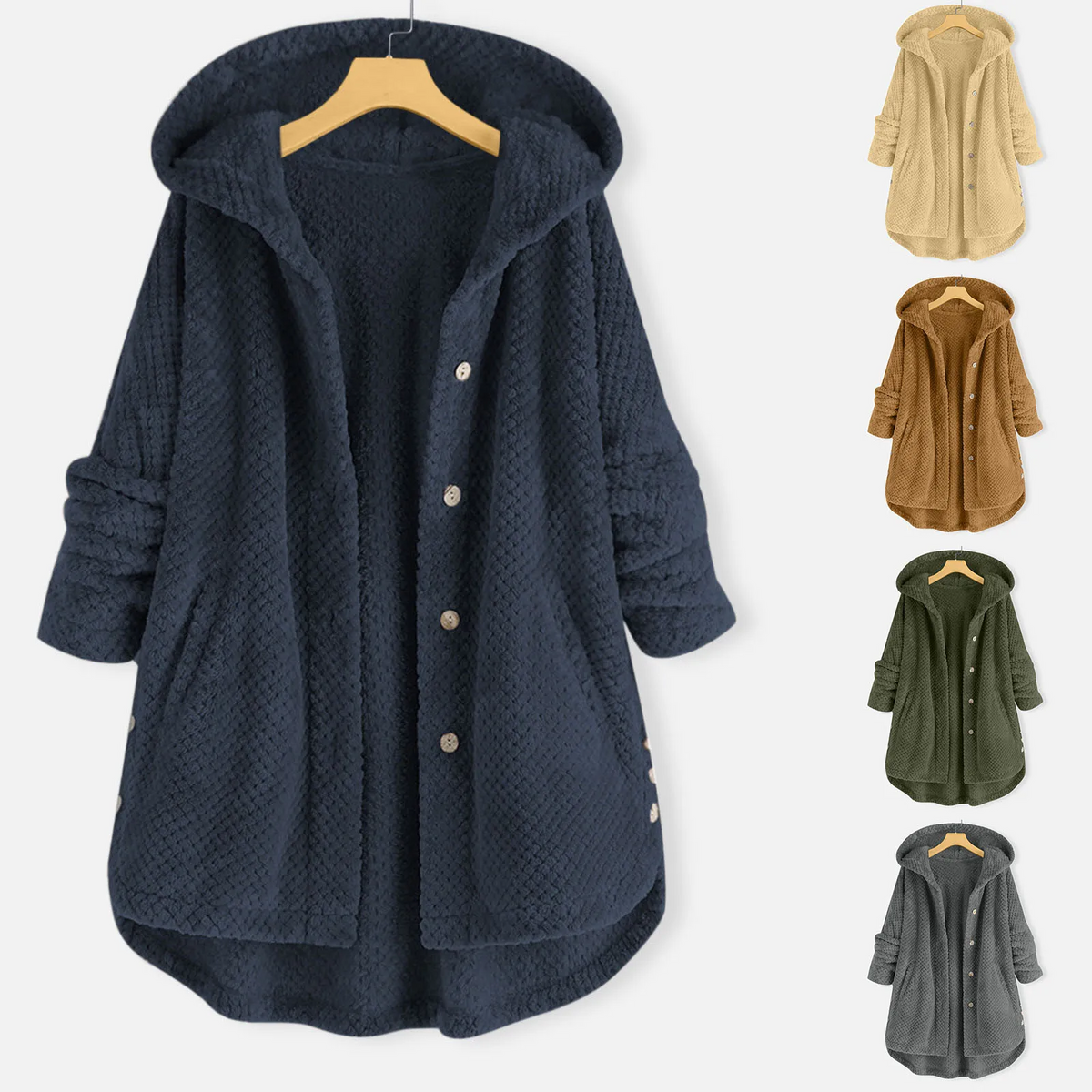 Jacket with buttons