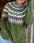 Vintage Style Icelandic Sweater for Cozy Days