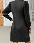 Winter Round Neck Loose Dresses