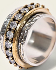 Handmade Vintage Gold & Silver Ring