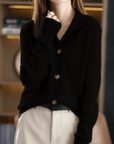 Luxurious Cashmere Knit Cardigan