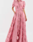 Vintage-Inspired Puff Sleeve Dress