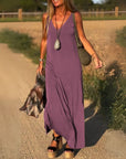 Blush Bloom A-Line Midi Dress
